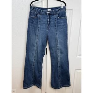 Blue Artemis 12P Bootcut Jeans Women Petite Stretch Denim Dark Wash